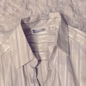 Pinstriped wrap around long sleeve top.BNWT